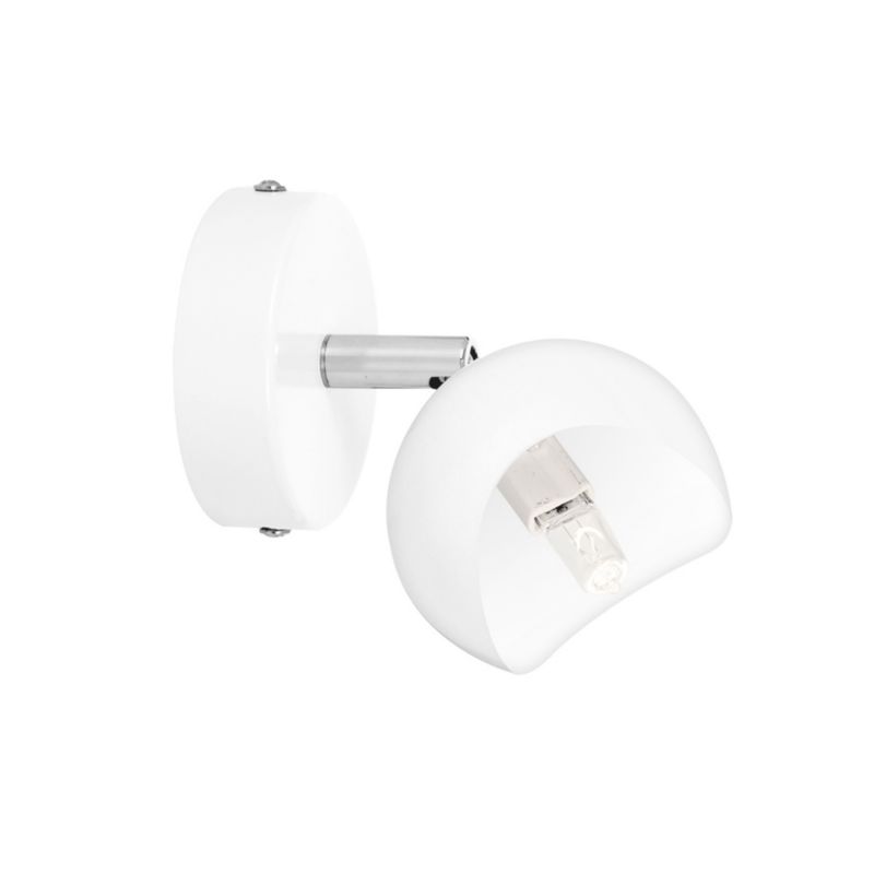 Kinkiet SPOT Light 1xG9 Max.28W Elegancka Biel w Minimalistycznym Designie, Polski Producent, 1 szt.
