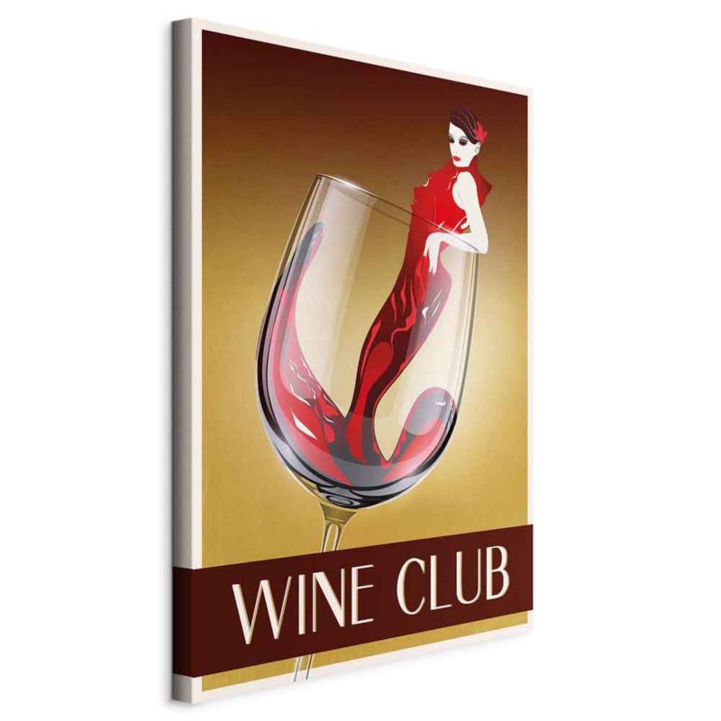 Obraz Artgeist Wine Club 40 x 60 cm płótno włoskie 1 szt