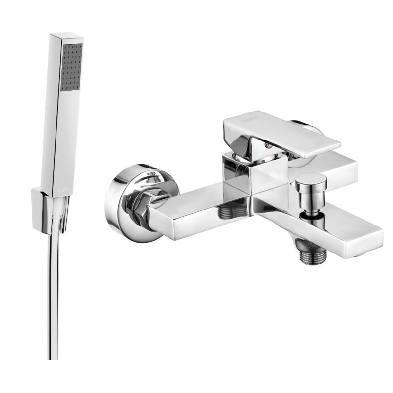 Bateria wannowa z zestawem prysznicowym Mexen Uno chrom 7143R77-00 1 szt.