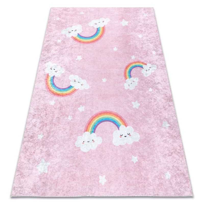 Dywan dla dzieci Junior RugsX 140x190 cm róż BR178 1 szt.
