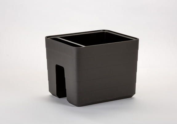 Doniczka balkonowa Plastia na balustradę 5,5L antracyt 30x26cm 1szt