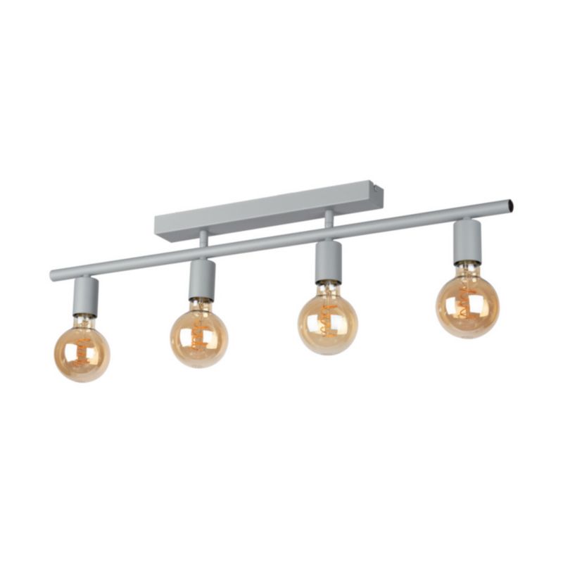 Lampa Sufitowa SPOT Light 4xE27 Max.25W Elegancki Szary w Klasycznym Stylu, Polski Producent, 1 szt.