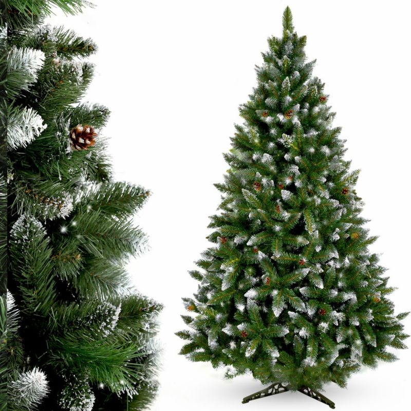 KADAX Choinka sztuczna Diamentowa 220 cm Premium Piękna 1szt.