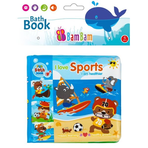 BAM BAM KSIĄŻECZKA DO KĄPIELI SPORT