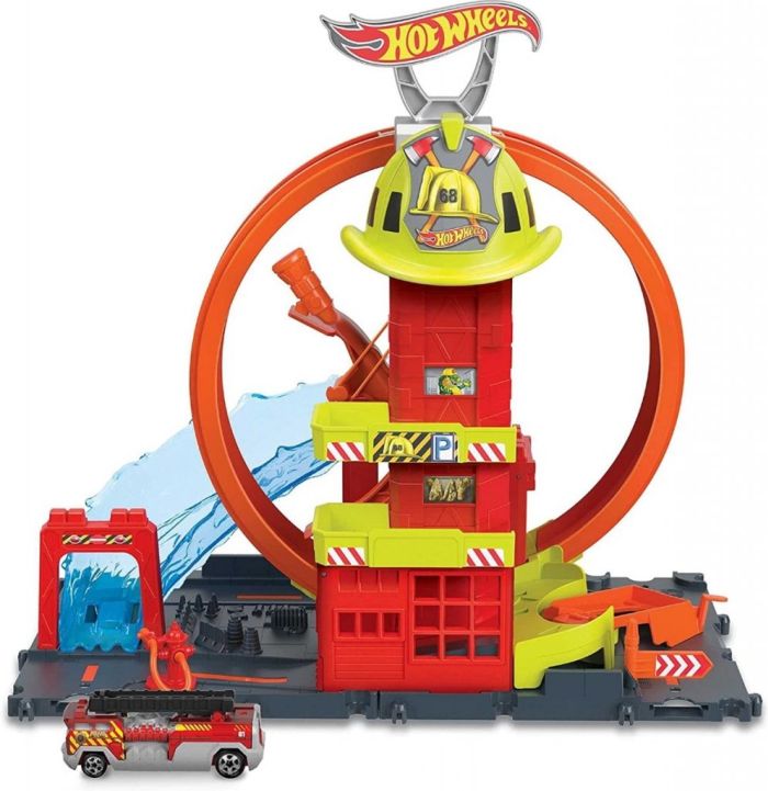 Hot Wheels Zestaw Remiza strażacka HKX41