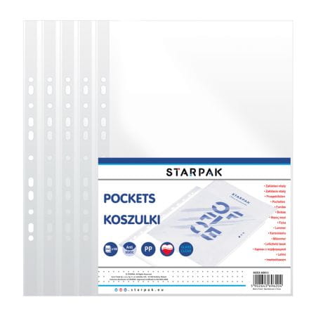 KOSZULKA A4 KRYSTALICZNA 100 SZTUK