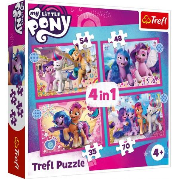 Puzzle 4W1 My Little Pony Trefl