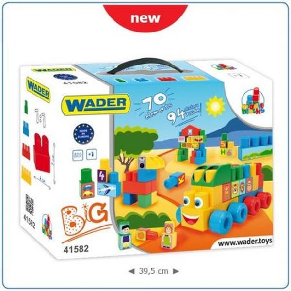 Wader Klocki Middle 70 elementów