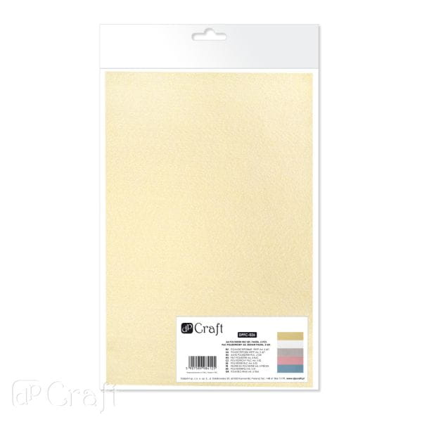 FILC POLIESTROWY A4, ZESTAW PASTEL, 5 SZT.