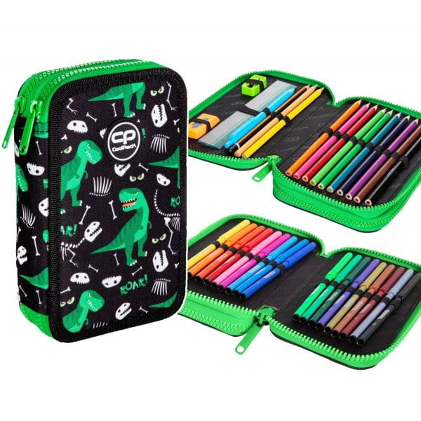 COOLPACK - JUMPER 2 - PIÓRNIK PODWÓJNY Z WYPOSAŻENIEM - DINOSAURS