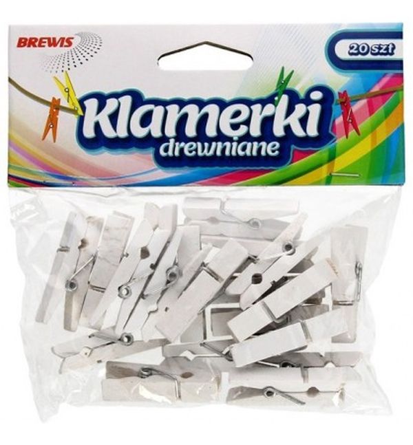 KLAMERKI 3,5 BIAŁE