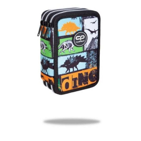 Coolpack Piórnik potrójny Jumper 3 z wyposażeniem JURASSIC