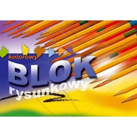 BLOK A4 RYSUNKOWY KOLOR Kreska