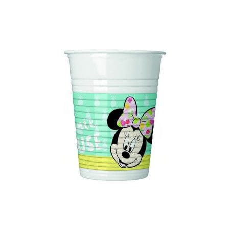 KUBECZKI MINNIE TROPICAL DISNEY 200ML 8SZTUK