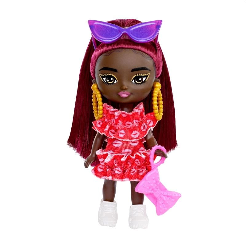 Lalka Barbie Extra Mini Minis Bordowe włosy HLN47 (asst. HLN44)
