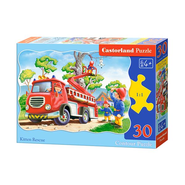 Castorland Puzzle 30 el. B-03358-1 Kitten Rescue