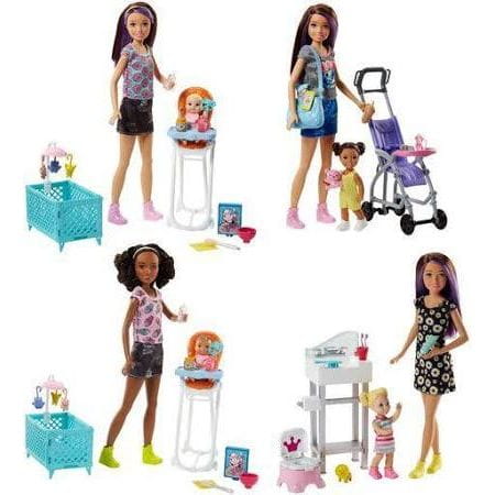 BARBIE OPIEKUNKA + LALKI