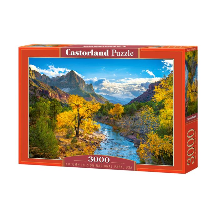 Puzzle 3000 el. Autumn in Zion National Park