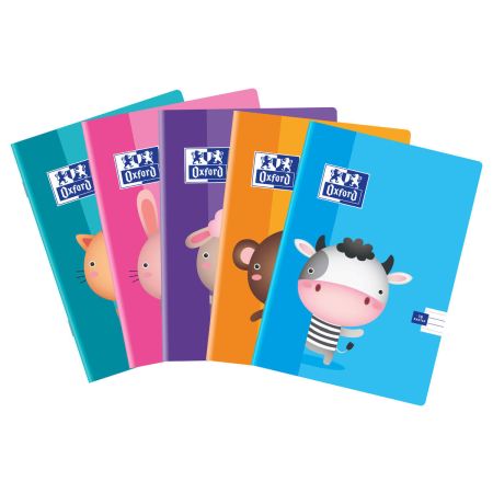 Oxford Zeszyt A5/16k Linia podwójna niebieska / trzy linia KIDS