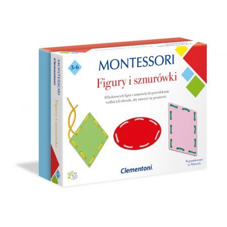 MONTESSORI FIGURY I SZNURÓWKI
