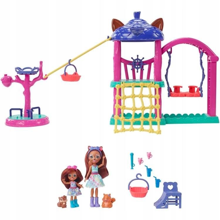 Lalki Enchantimals Plac zabaw przyjaciół HHC16 Mattel