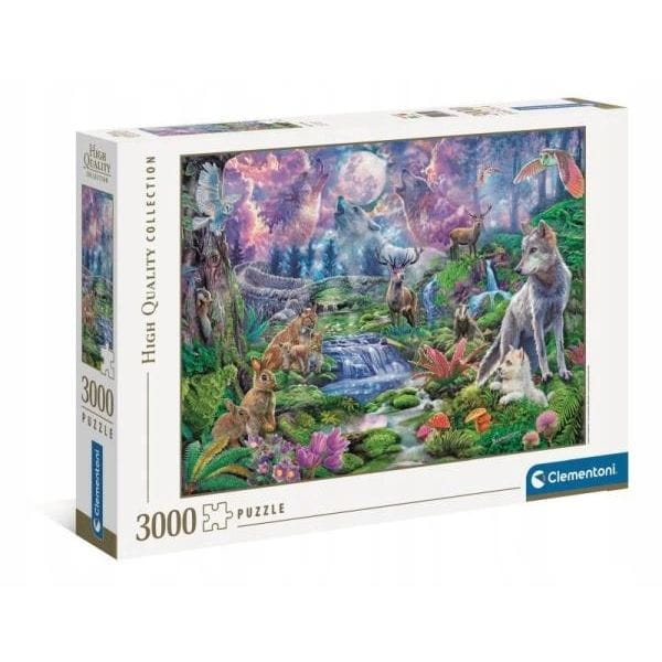 Clementoni Puzzle 3000 elementów Moonlit Wild