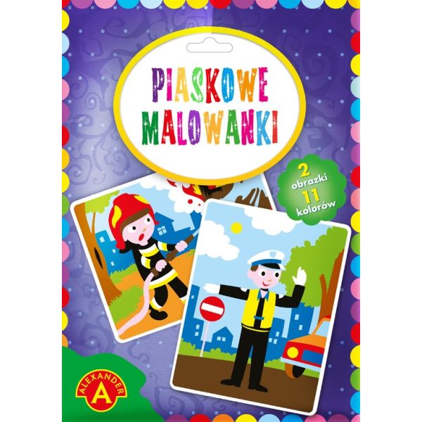 PIASKOWE MALOWANKI SRAŻAK POLICJANT