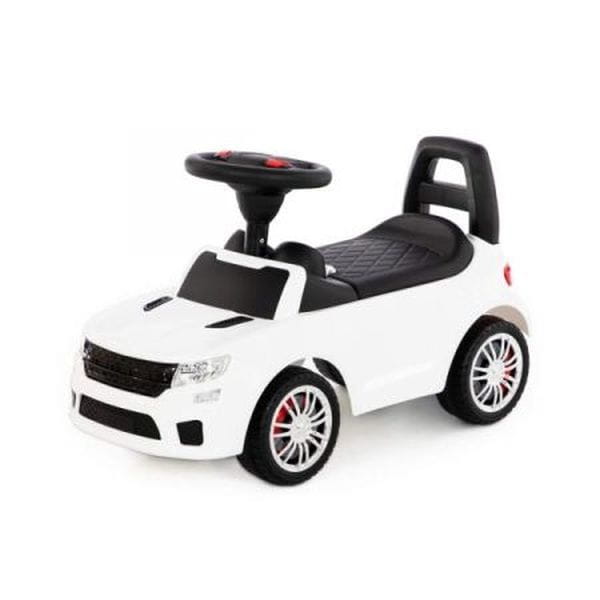 Samochód-jeździk "SuperCar" Nr6 z sygnałem dźwiękowym (biały)