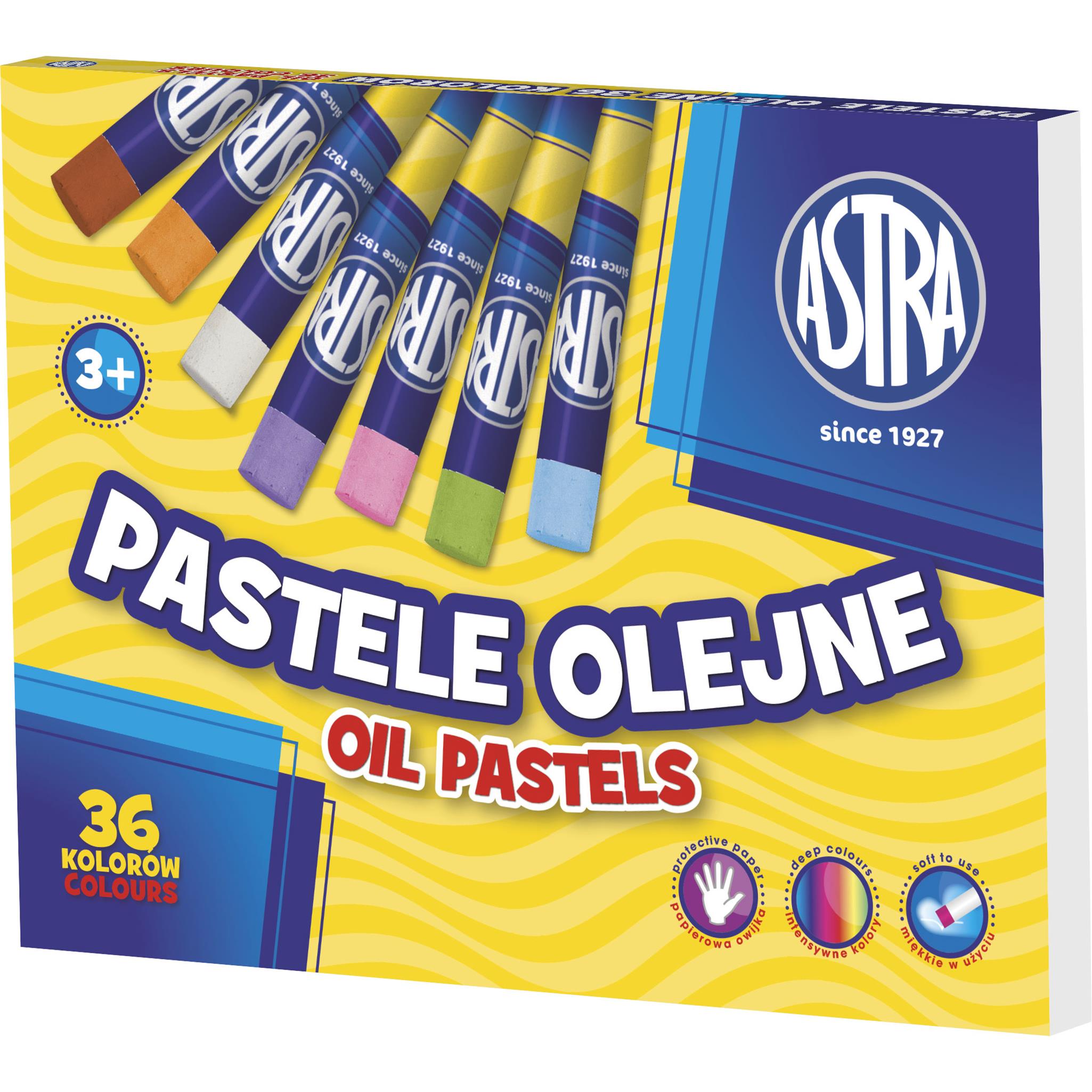 Pastele olejne 36 kolorów, Astra