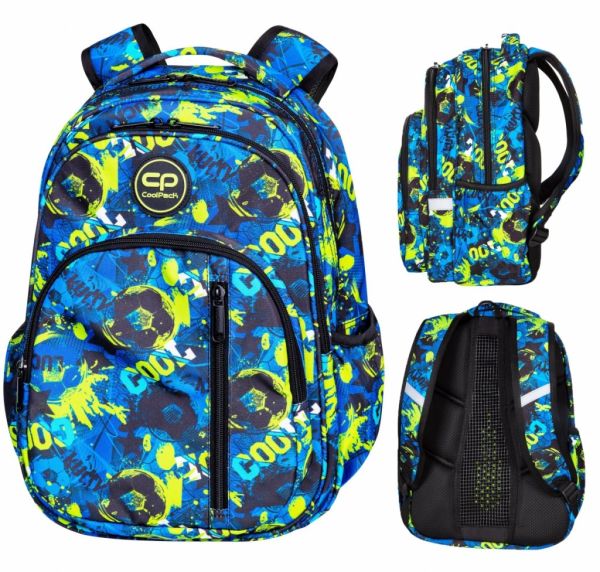 CoolPack Base Plecak Młodzieżowy FOOTBALL GREEN