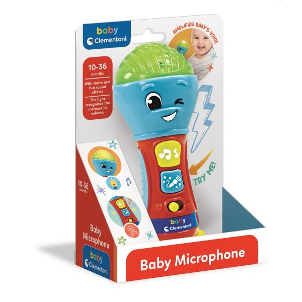 Clementoni Baby Mikrofon interaktywny