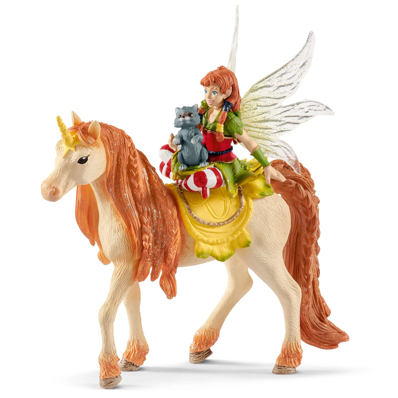 Schleich - Wróżka Marween z migoczącym pegazem 70567