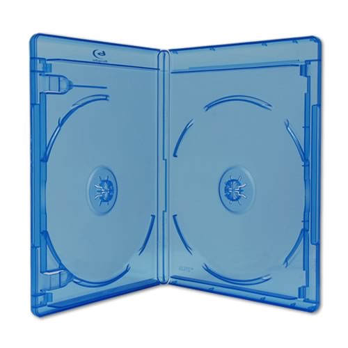 Pudełko 2xDVD ELITE VIVA 11mm BLU-RAY Niebieskie - Henryx24