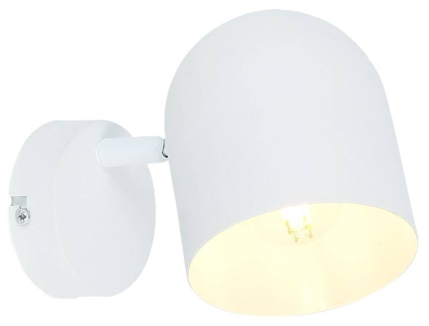 Kinkiet biały lampa ścienna metal Azuro