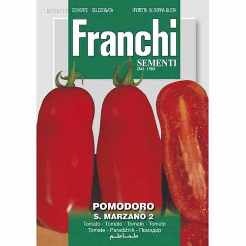 1 szt, Pomidor San Marzano 2 Morami - Nasiona: Ilość w opakowaniu: 1.5 g