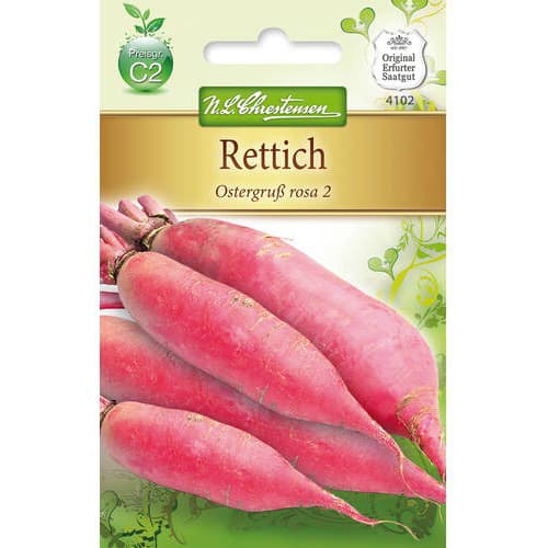 Rzodkiew Ostergruss rosa 2 - Nasiona. Ilość w opakowaniu: 1 opak - GradinaMax