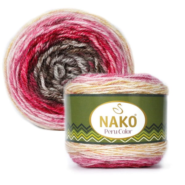 Włóczka Nako Peru Color 100G kol. 32189