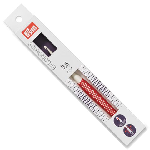 3.5 mm szydełko z wyprofilowaną rączką 16cm ERGONOMICS PRYM 218484 .