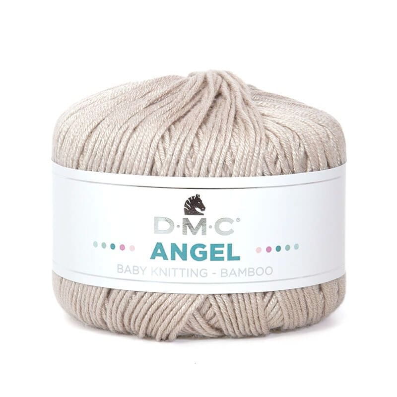 włóczka ANGEL DMC z bambusem 50gr kol. 091 beżowa