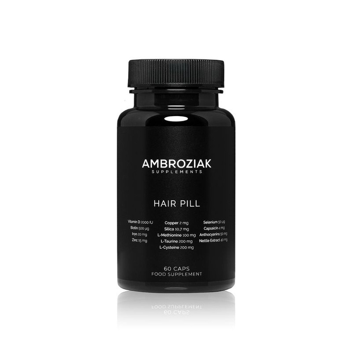 Dr Ambroziak Hair Pill Suplement diety wzmacniający włosy, 60 kaps.