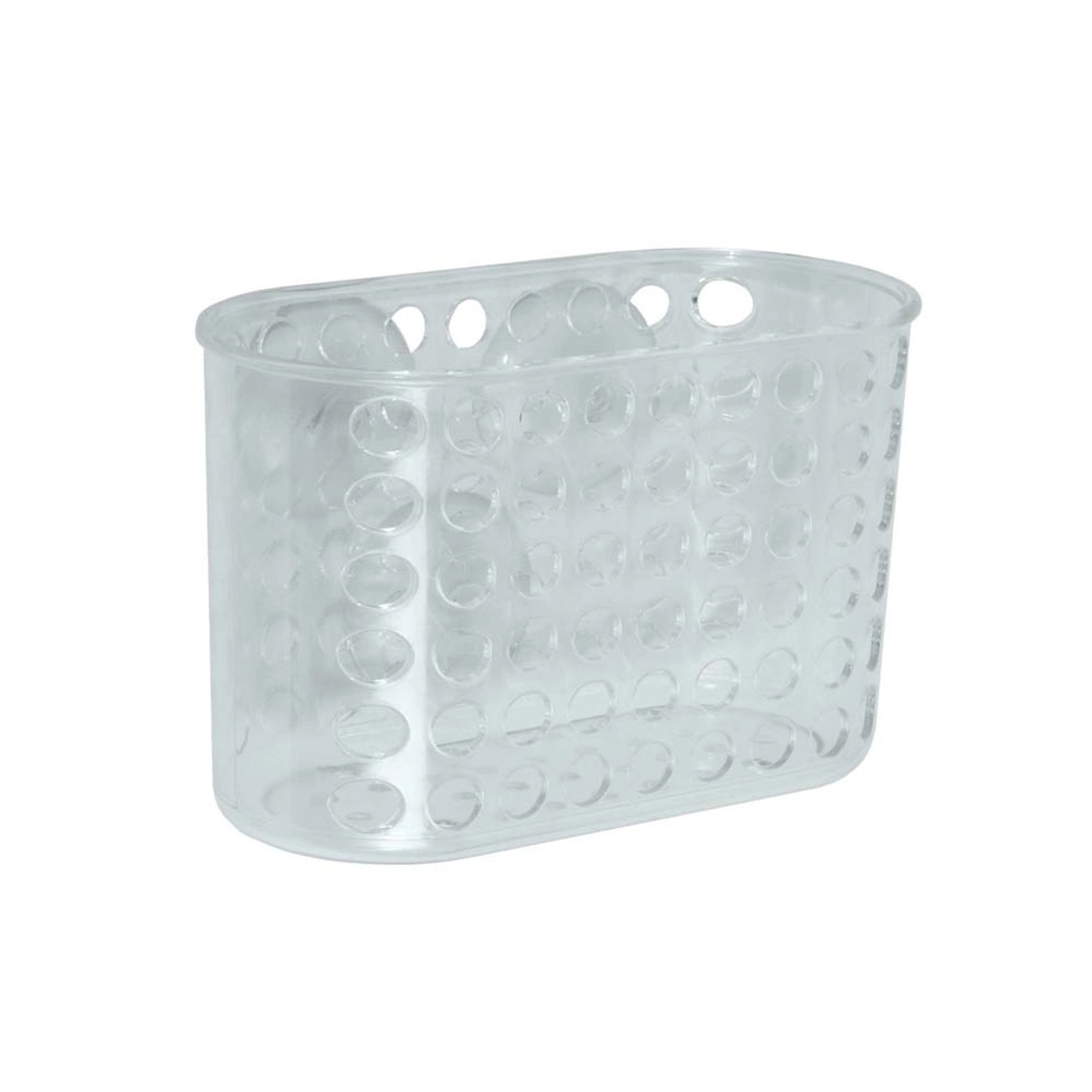 Yoka home Koszyk na przybory toaletowe PVC XL przeźroczysty