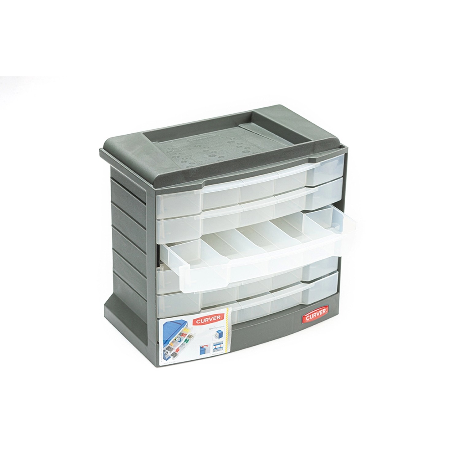 Curver Organizer w wysuwanymi szufladkami