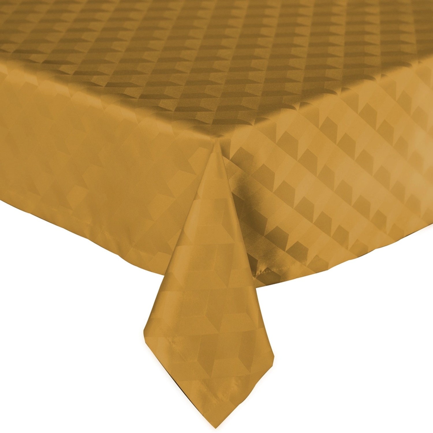 Obrus CHIC CUBE złoty 40 cm x 140 cm