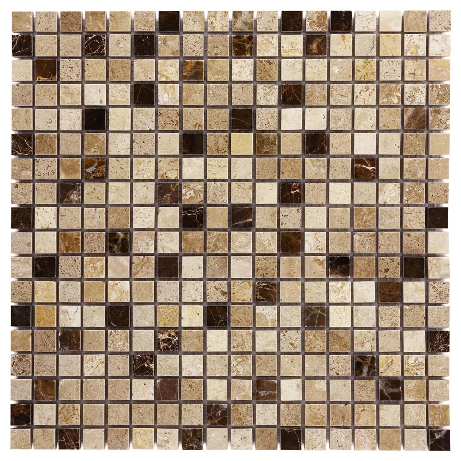 Mozaika kamienna TRAVERTINE cream 15, 30,5x30,5 cm
