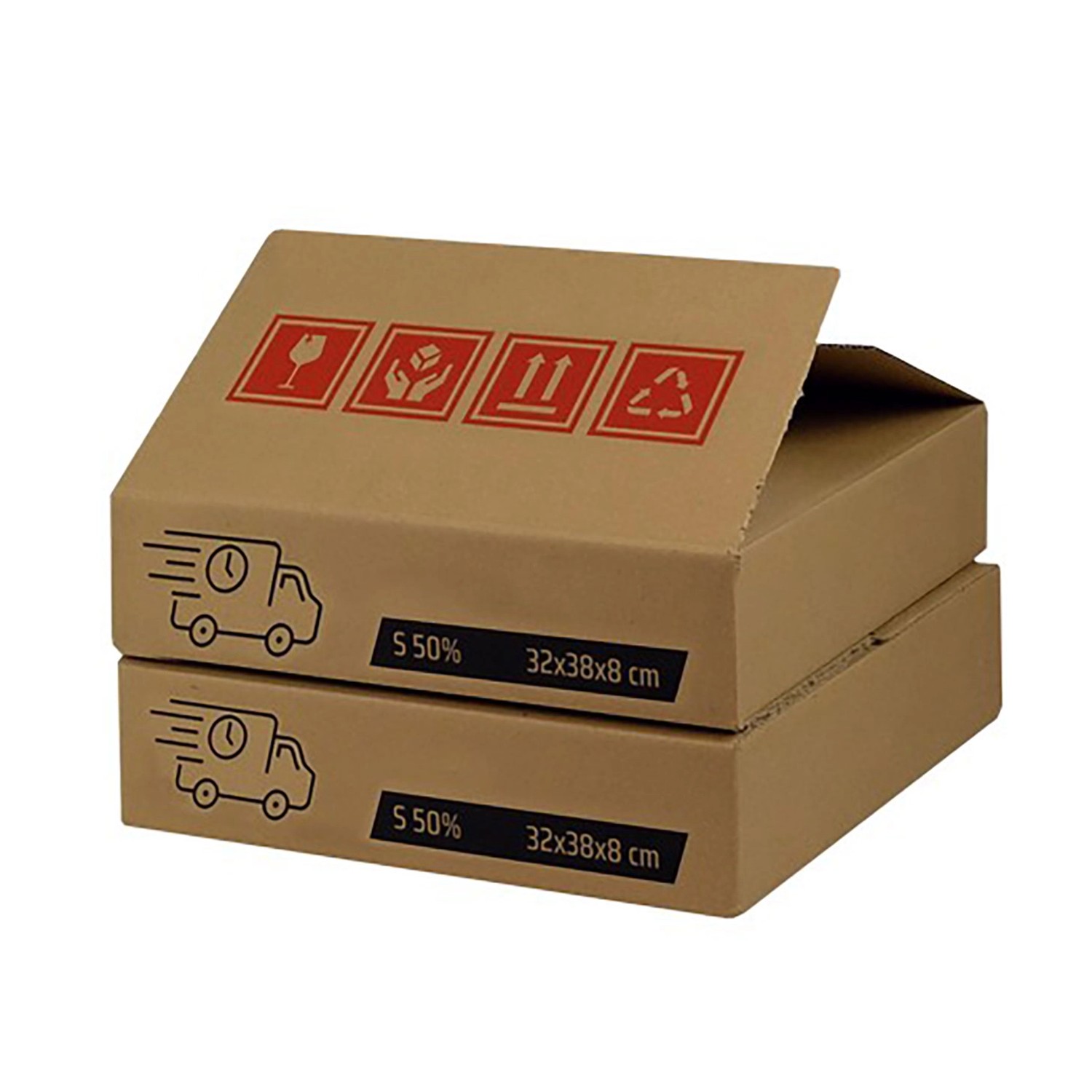 Pudło do paczkomatu S50 R-CAR 32 x 38 x 8 cm 2 szt.