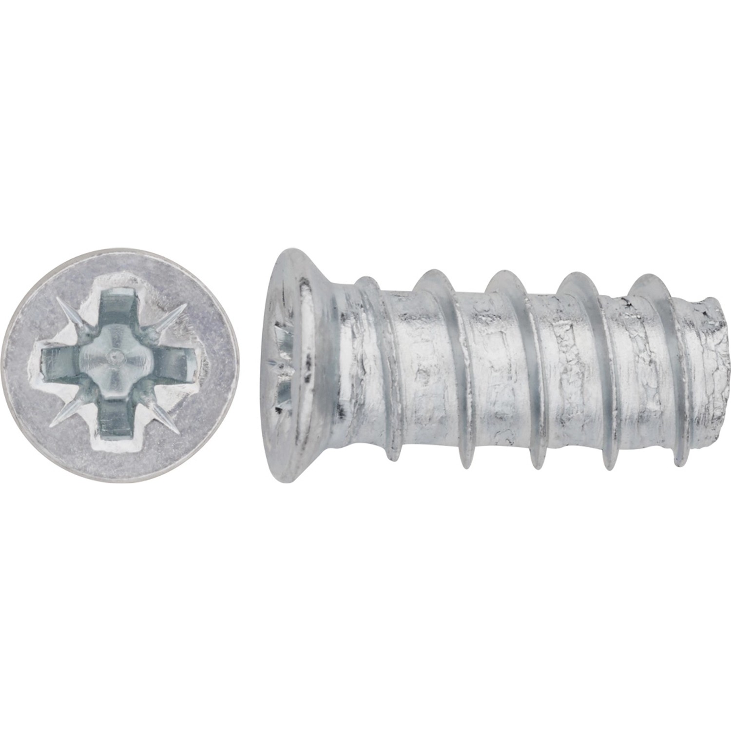 LUX Wkręt Euro z łbem płaskim 6 mm x 13 mm ocynkowany 20 szt