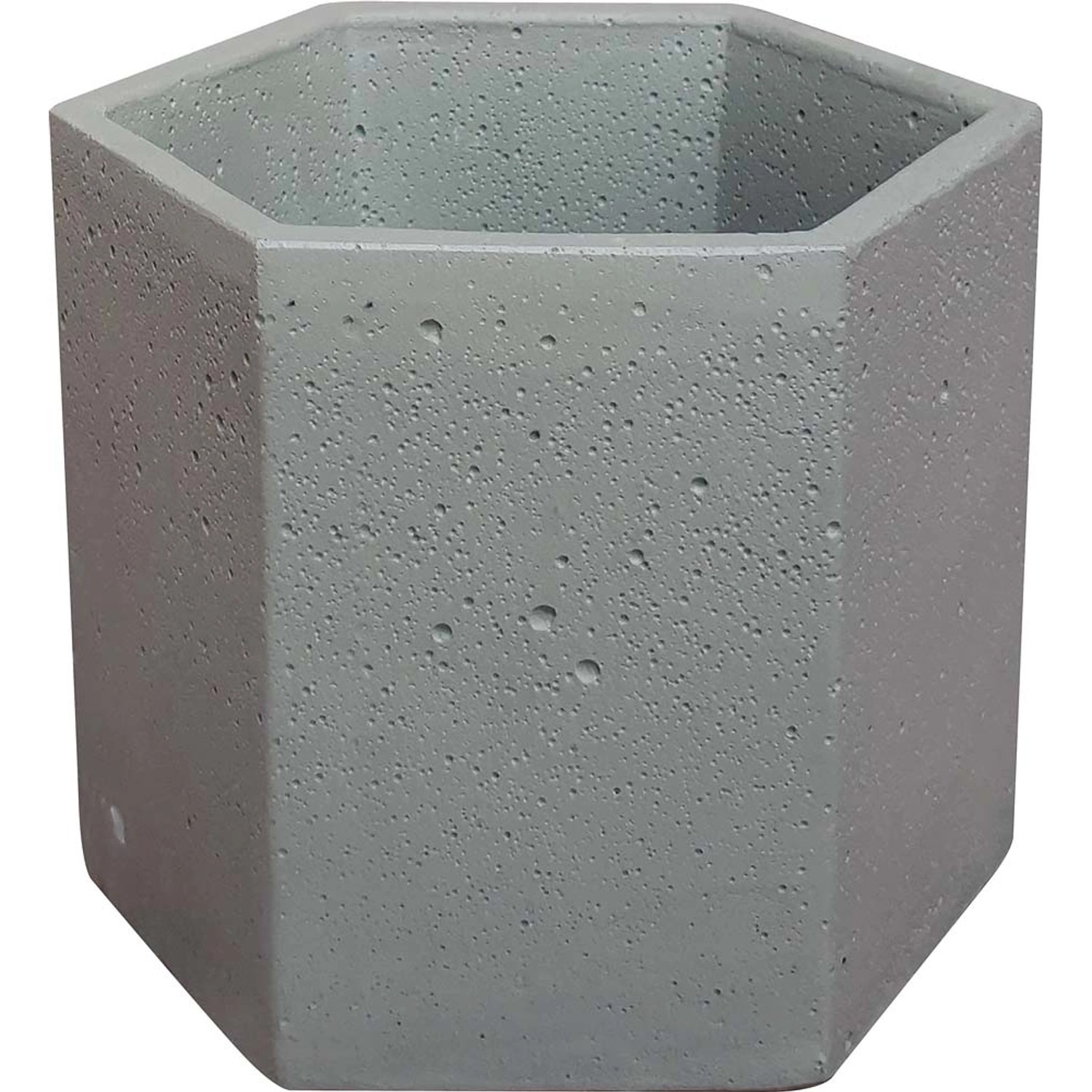 Osłonka Concrete sześciokąt 15,5x15,5cm
