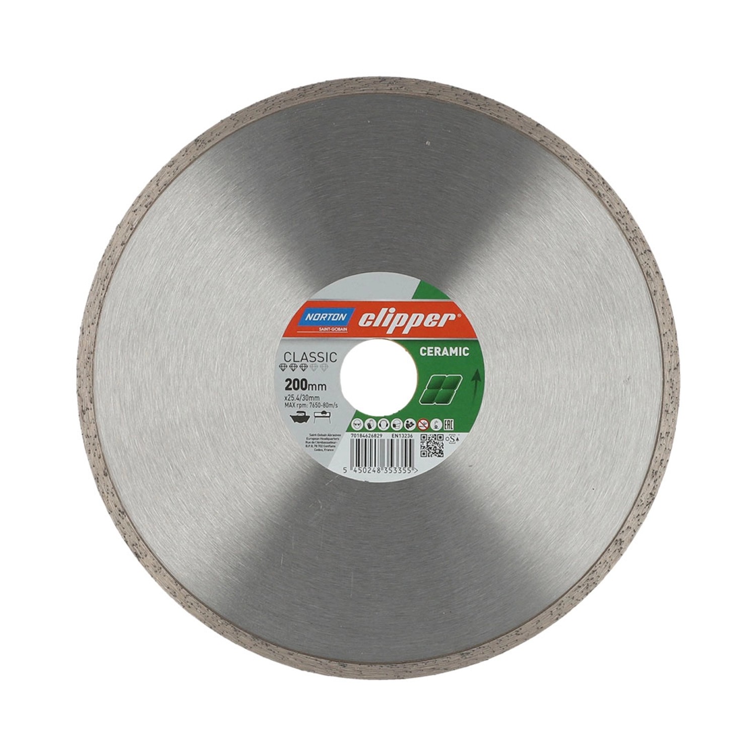 Tarcza diamentowa Classic Ceramic 200x30/25 mm