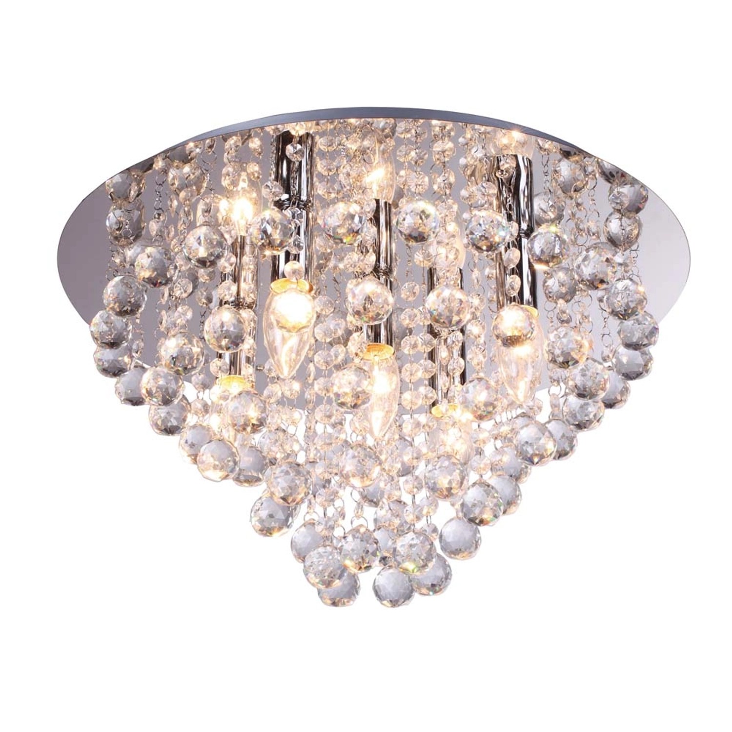 Reality Lampa sufitowa LONDON 5x40W E14 chrom
