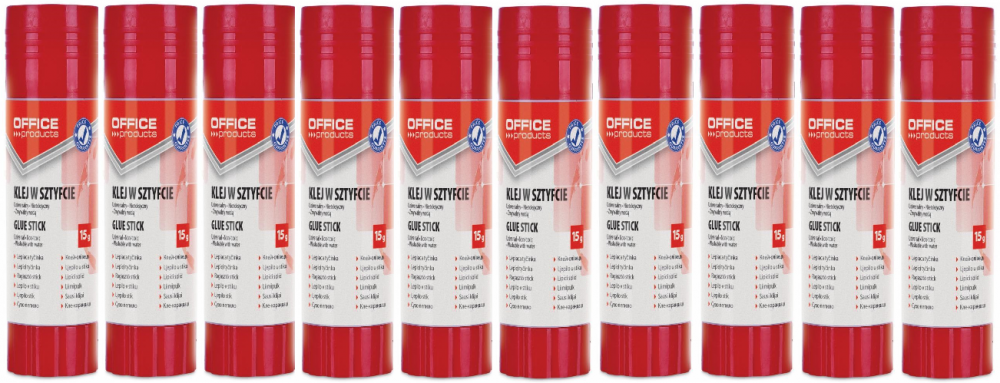 10x Klej biurowy Office Products, w sztyfcie, 15g